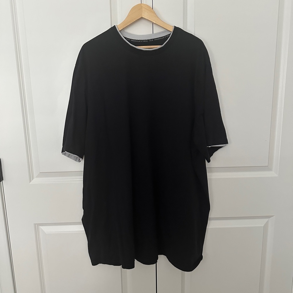 Black Men's Big&Tall Shirt - 3XLT